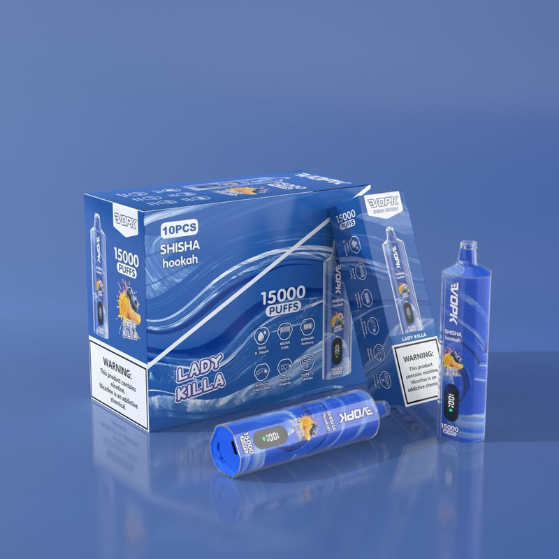 VOPK Shisha Hookah 15000 Puff Disposable Vape Pen - 10 Flavors DTL - Obrázek 3