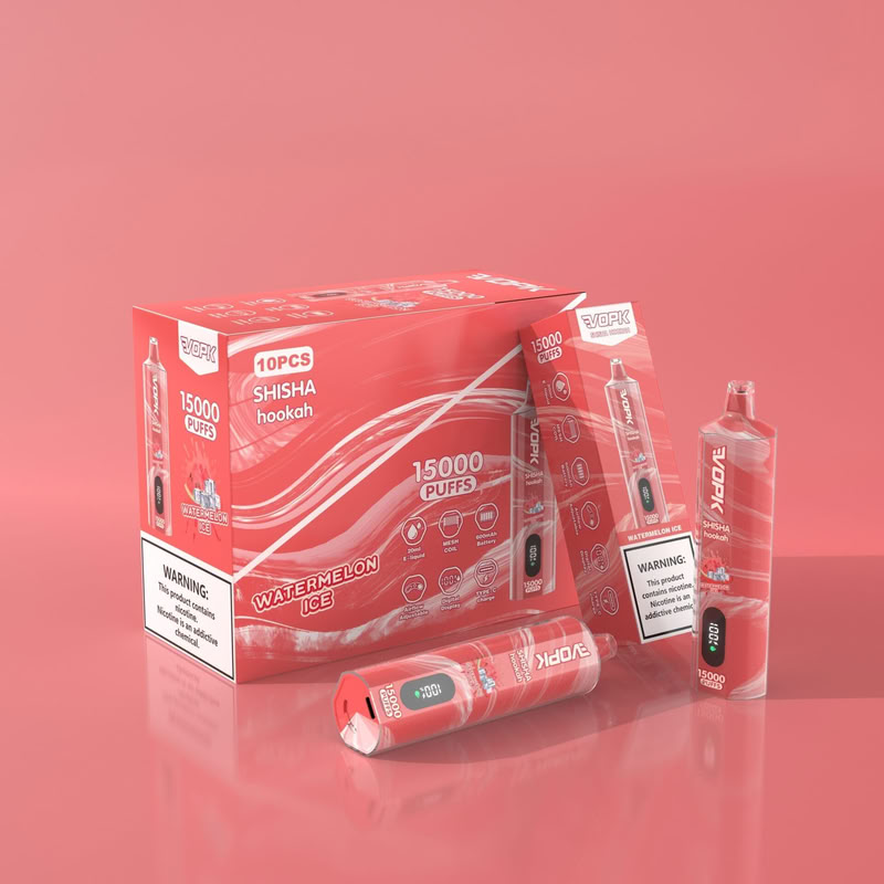 VOPK Shisha Hookah 15000 Puff jednorázové vape pero - 10 příchutí DTL