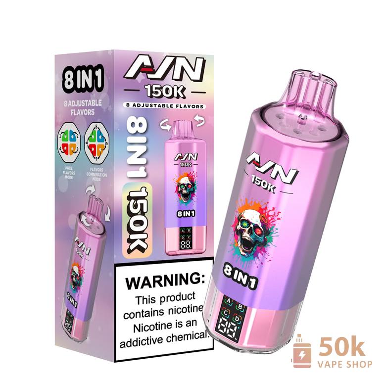 Aivono Aim 150K Puffs Disposable Vape - Rechargeable 58ml E-Liquid Device – Image 4