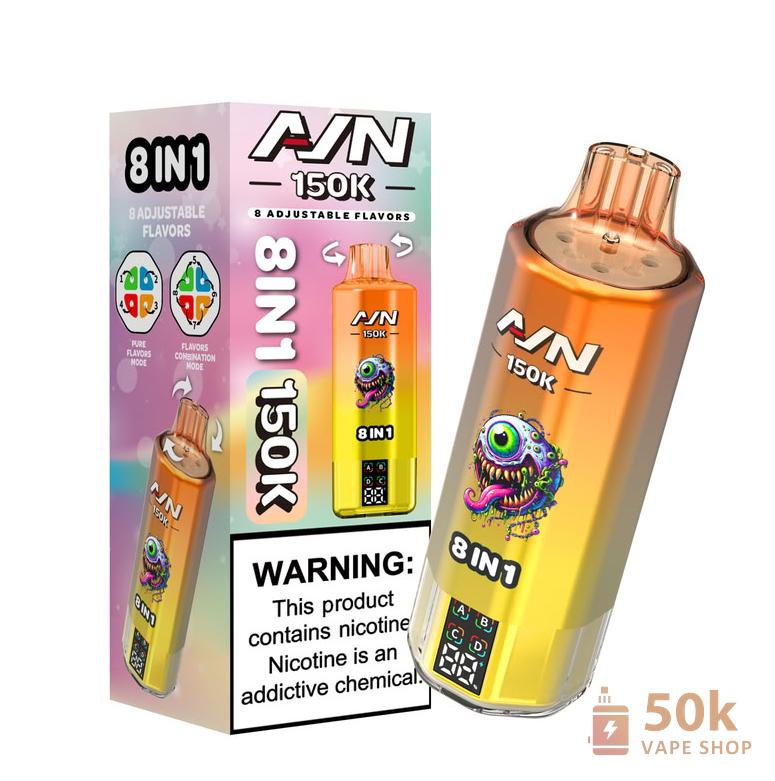 Aivono Aim 150K Puffs Disposable Vape - Rechargeable 58ml E-Liquid Device – Image 5