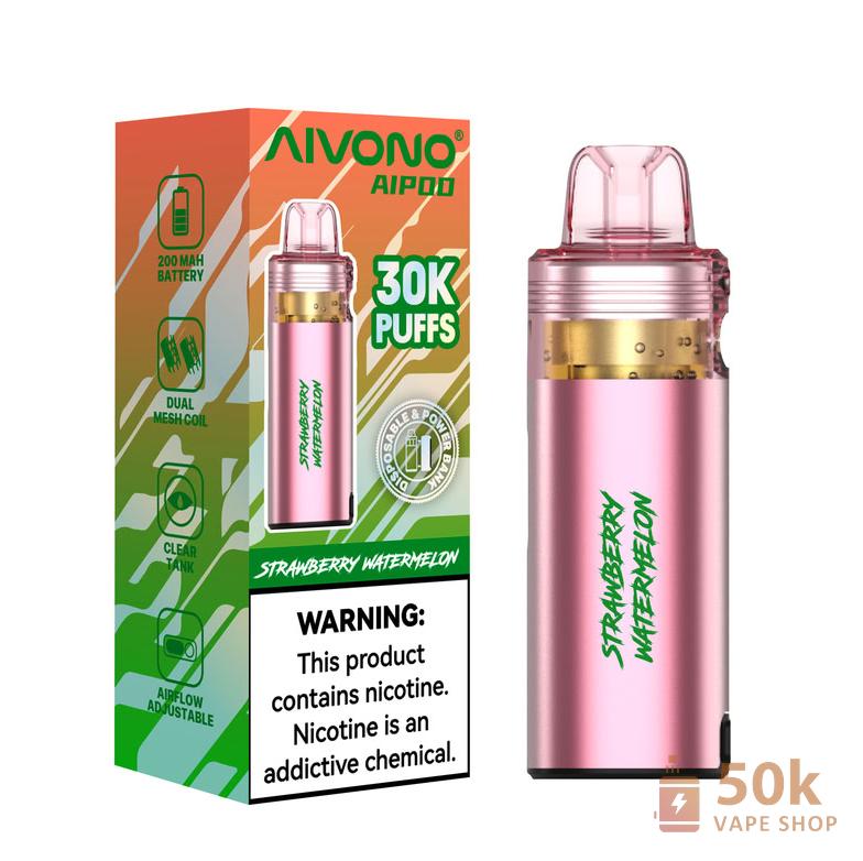 Aivono AIM AIPOD 30000 Disposable Vape - 30,000 Puffs, Rechargeable, 15ml - Afbeelding 6