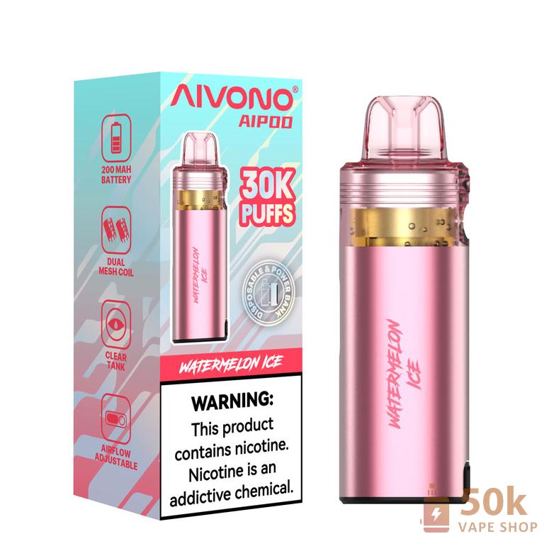 Aivono AIM AIPOD 30000 Disposable Vape - 30,000 Puffs, Rechargeable, 15ml - Afbeelding 4