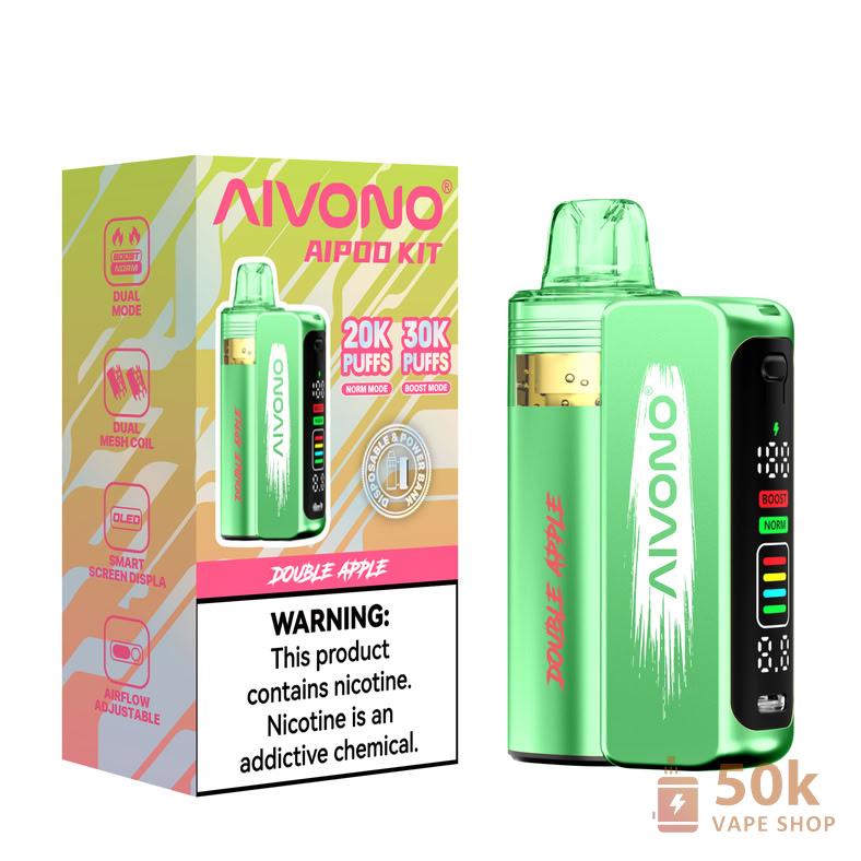 Aivono AIM AIPOD KIT 30000 Puffs Disposable Vape - Dual Mode & Smart Display - Slika 6