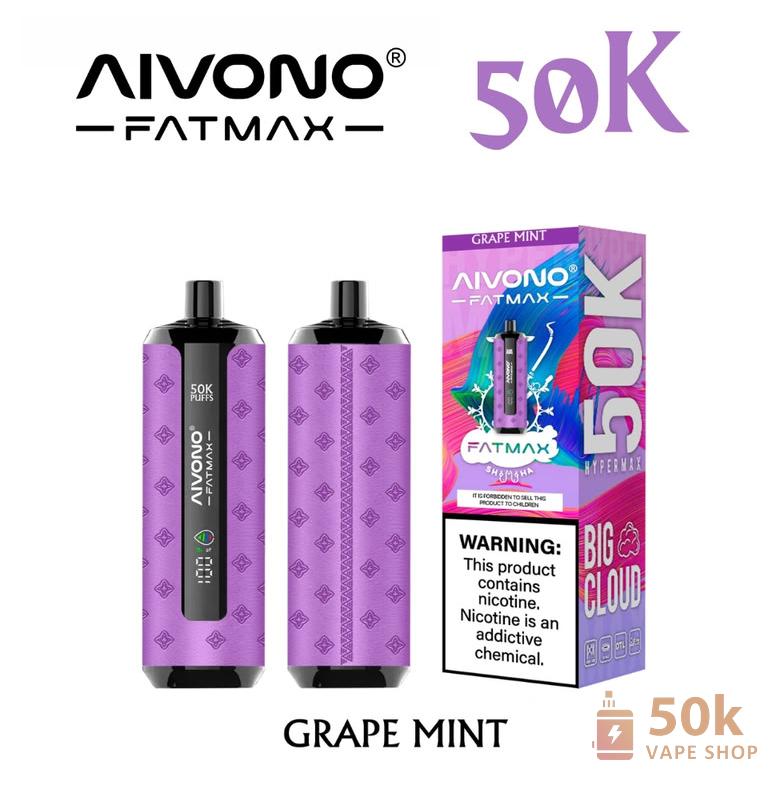 Aivono AIM FATMAX 50K Disposable Vape - 50,000 Puffs, 30ml E-liquid, Mesh Coil - Bild 3