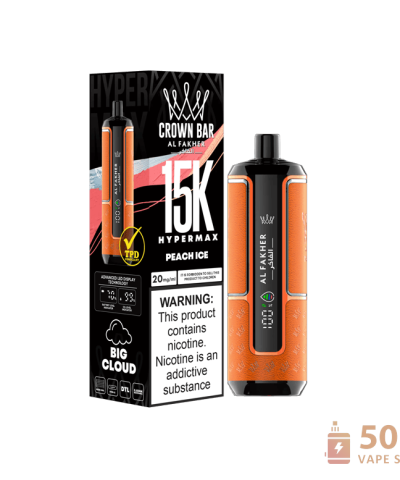 Alternativní pohled na Al Fakher Crown Bar 15000 Hyper Max Disposable Vape - 15,000 Puffs