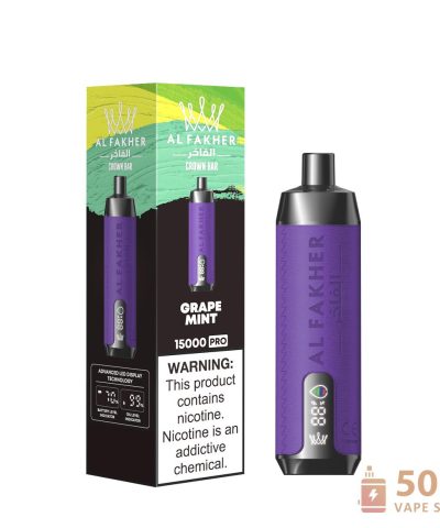 Alternativní pohled na AlFakher Crown Bar 15000 Pro Disposable Vape | 5% Nicotine | 15000 Puffs