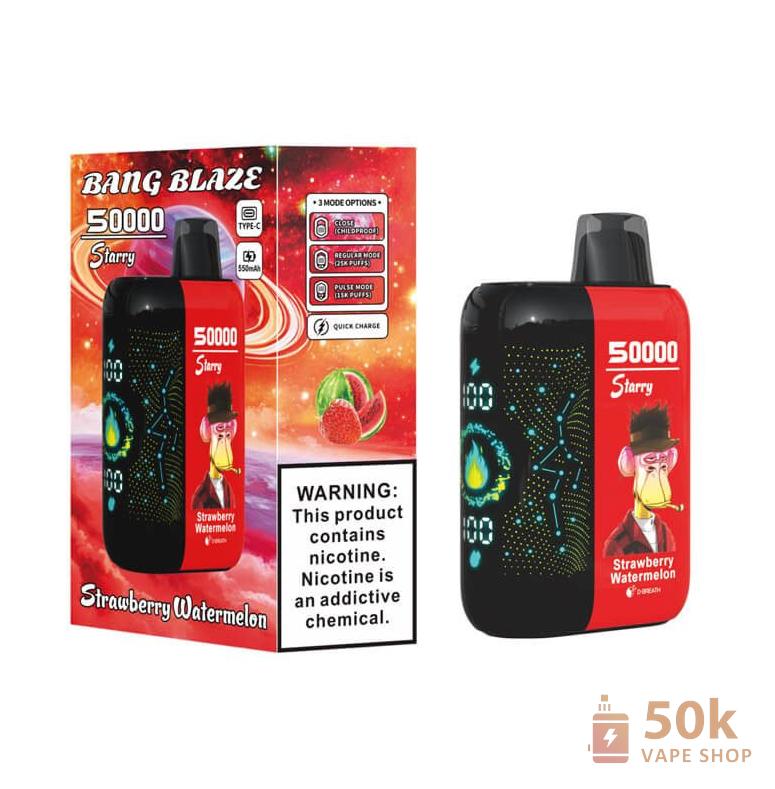 Bang Blaze 50K Puffs Disposable Vape - Long-Lasting, Custom Nicotine & Flavors - Obrázek 3