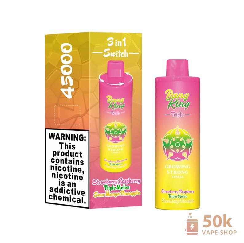 Bang King 45000 Triple Flavors Disposable Vape | Long Puff E-Liquid - Pilt 3