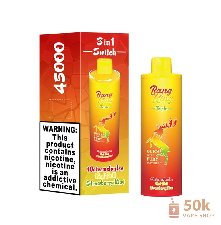 Bang King 45000 Triple Flavors Disposable Vape | Long Puff E-Liquid - Pilt 2