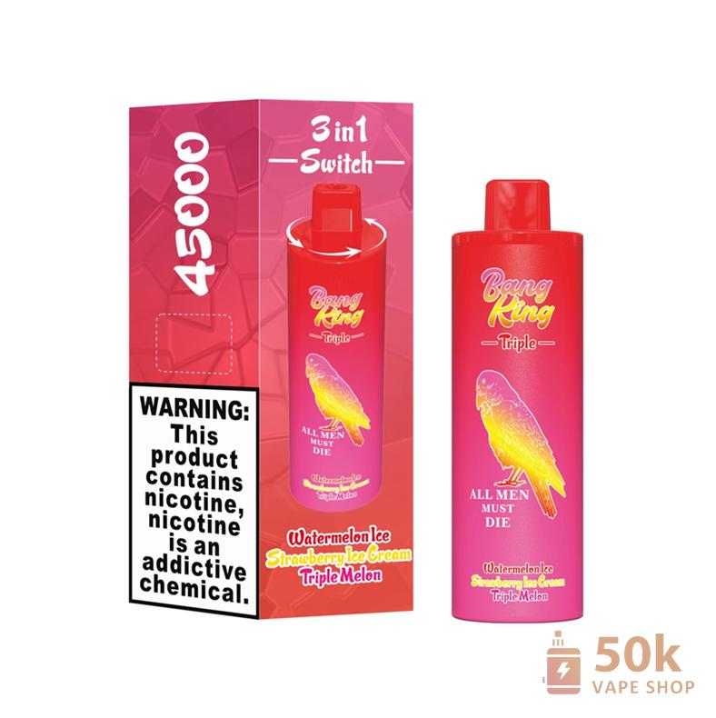Bang King 45000 Triple Flavors Disposable Vape | Long Puff E-Liquid - Pilt 4