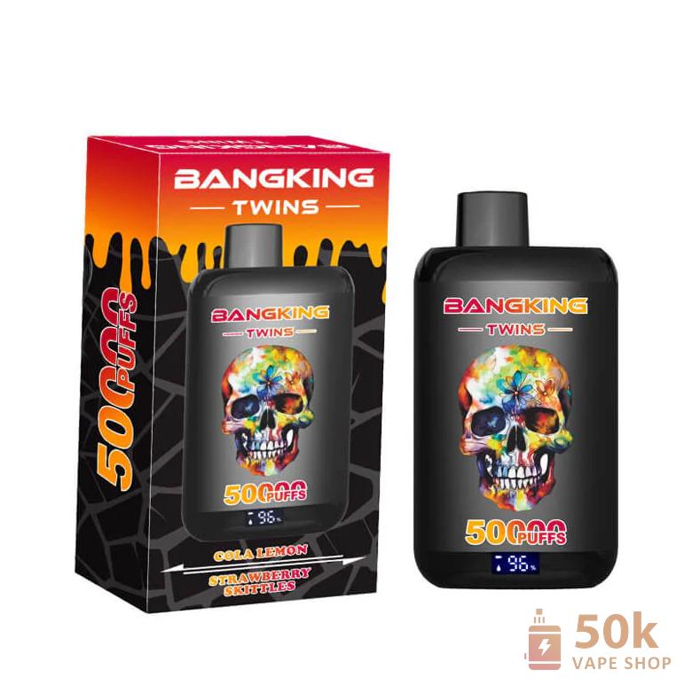 Bang King Twins 50000 Puff Dual Flavor Disposable Vape - Rechargeable Mesh Coil – Image 2