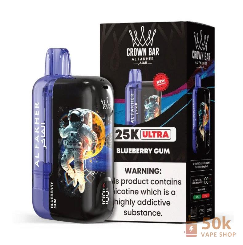 Crown Bar Al Fakher Ultra 25000 Puffs Disposable Vape - Εικόνα 4
