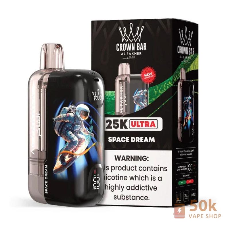 Crown Bar Al Fakher Ultra 25000 Puffs Disposable Vape - Εικόνα 6