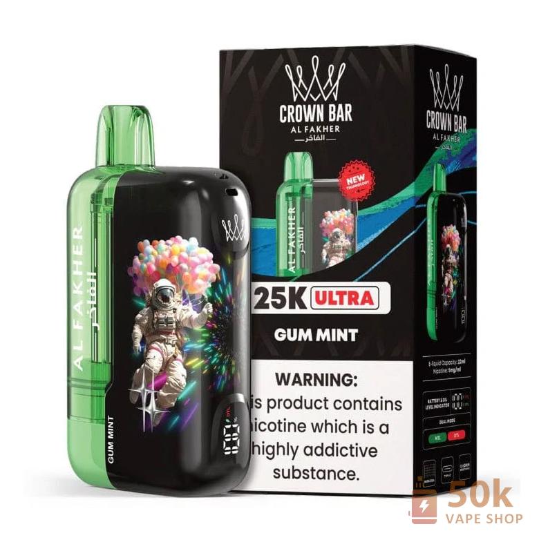 Crown Bar Al Fakher Ultra 25000 Puffs μιας χρήσης Vape