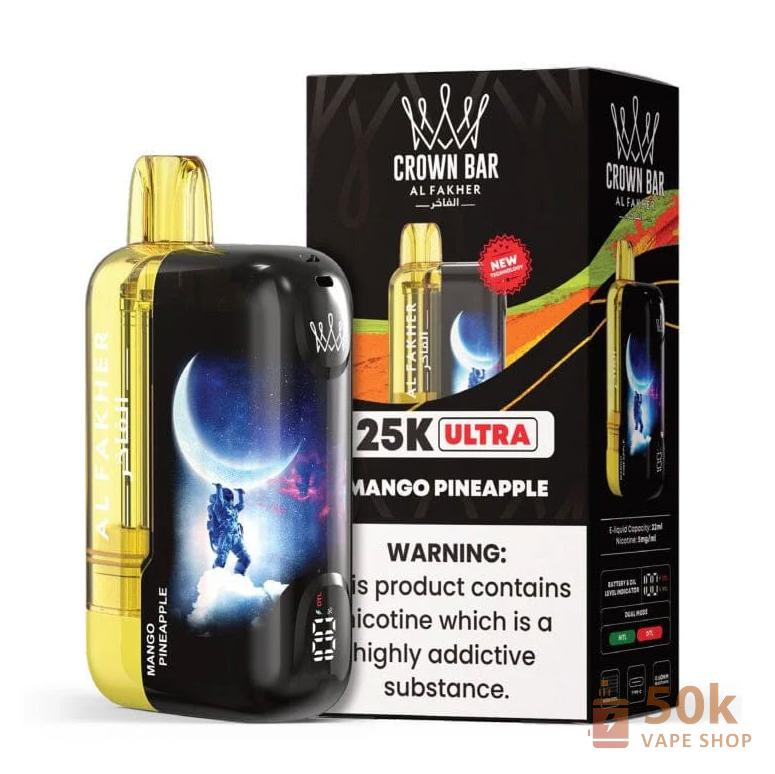 Crown Bar Al Fakher Ultra 25000 Puffs Disposable Vape - Εικόνα 3