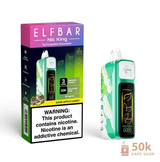 Elf Bar Nic King 30000 Puffs Engångs-Vape - långvarig och smakrik
