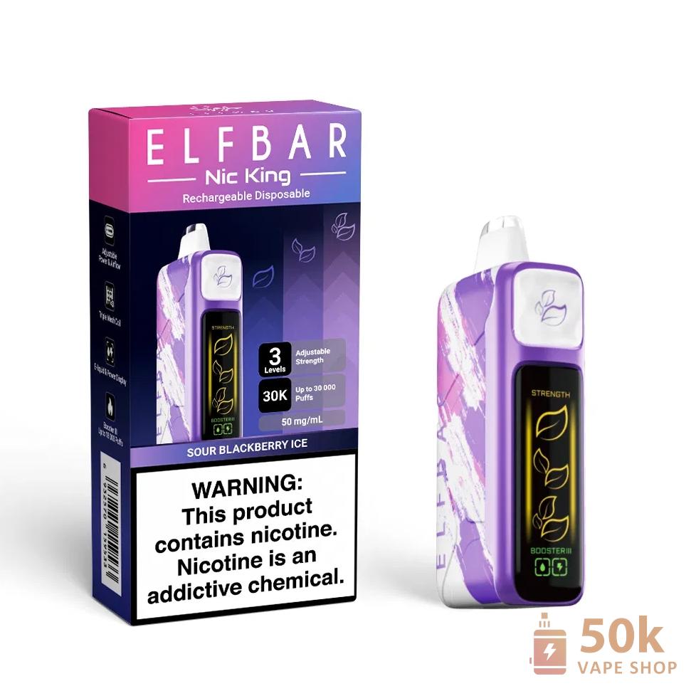 Elf Bar Nic King 30000 Puffs Disposable Vape - Long-Lasting & Flavorful - Bild 6