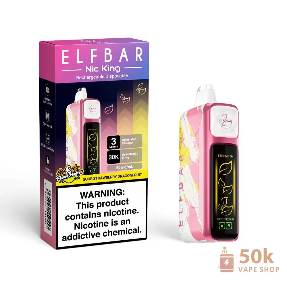 Elf Bar Nic King 30000 Puffs Disposable Vape - Long-Lasting & Flavorful - Bild 4