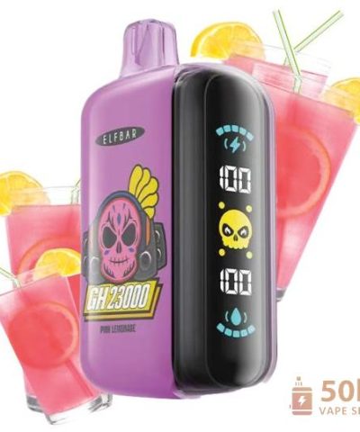 Elfbar Gh 23000 Vape na jedno použití - 23 tisíc šluků, 5% nikotinu, 9 příchutí