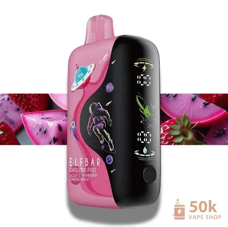 Elfbar GH33000 Pro Disposable Vape | 33,000 Puffs, Rechargeable, 15 Flavors - Obrázek 4