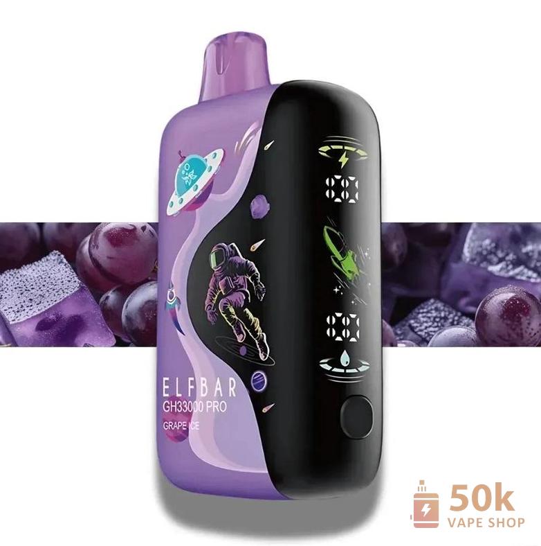 Elfbar GH33000 Pro Vape na jedno použití | 33 000 šluků, dobíjecí, 15 příchutí