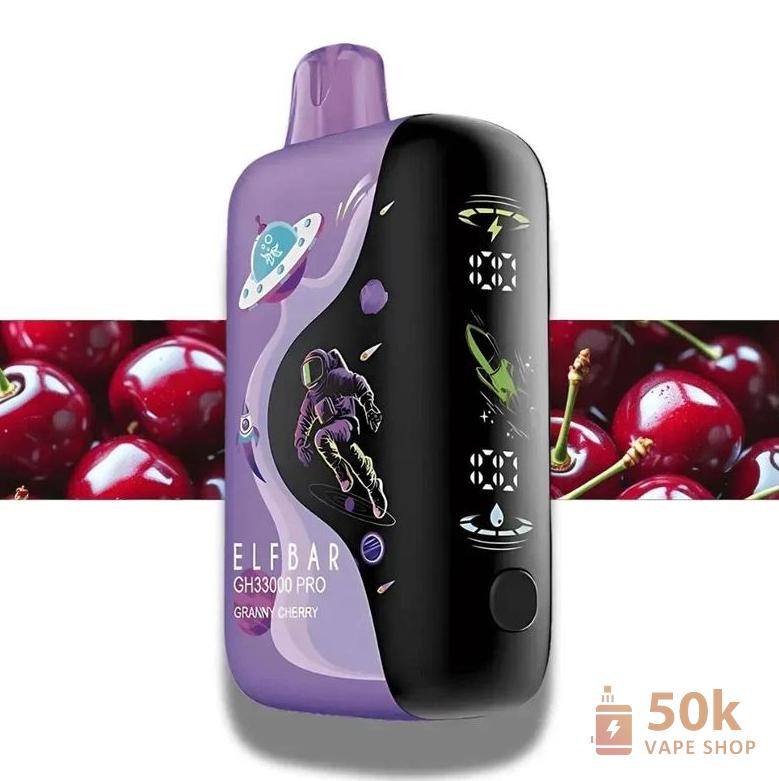 Elfbar GH33000 Pro Disposable Vape | 33,000 Puffs, Rechargeable, 15 Flavors - Obrázek 5