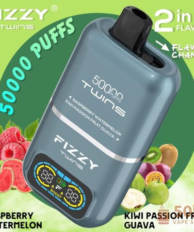 Alternativní pohled na Fizzy 50K Puffs 2-in-1 Disposable Vape - Dual Flavor Mesh Coil Device