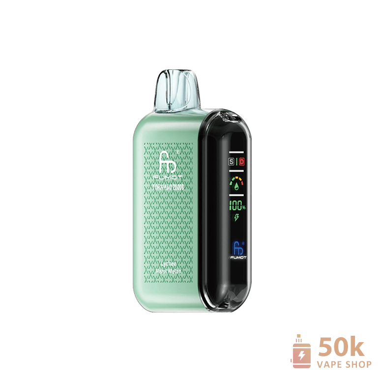 Fumot Tornado 20000 Disposable Vape: 20000 Puffs, Dual Mesh Coil & LED Screen - Obrázek 2