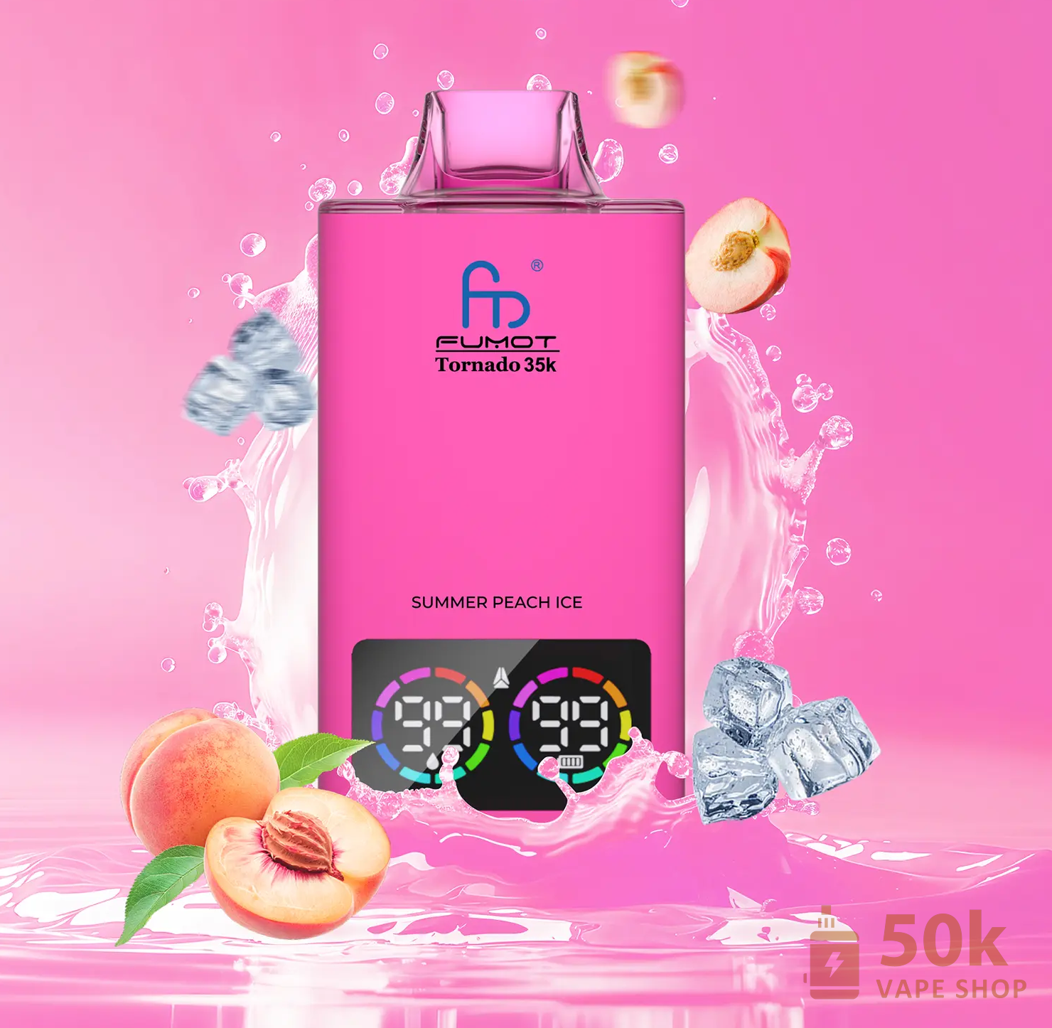 Fumot Tornado 35000 Disposable Vape - 35,000 Puffs, 39 Flavors - зображення 3