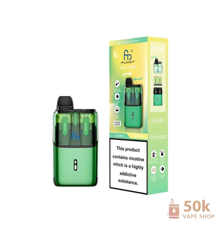 Fumot Ultra 32000 Pod Kit | Huge 32K Puffs Disposable Vape - Dual Mesh Coils - Pilt 5
