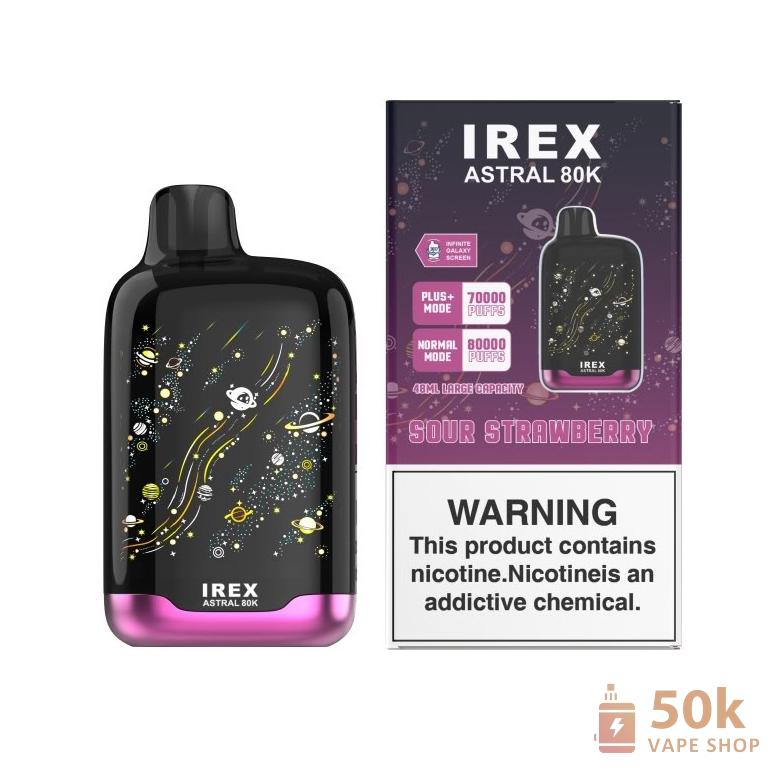 IREX Astral 80000 Disposable Vape - 80K Puffs, 48mL Capacity, Adjustable Nicotine - Εικόνα 6