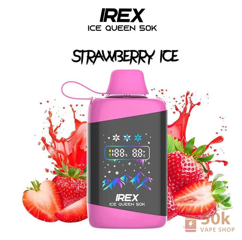 IREX Ice Queen 60000 Puffs 5% Disposable Vape - High Capacity Rechargeable Kit - Slika 3