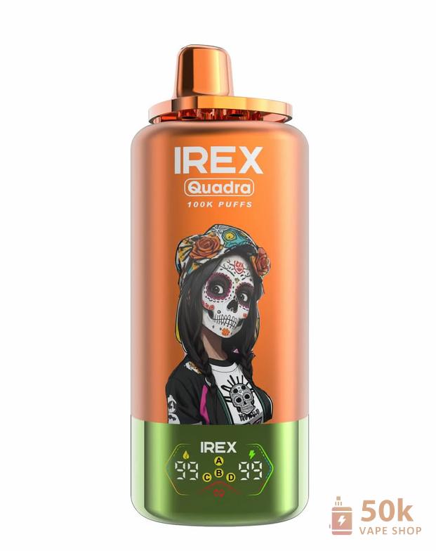 IREX QUADRA 4-in-1 Disposable Vape Pen with 100k Puffs & 4 Flavors - Pilt 5