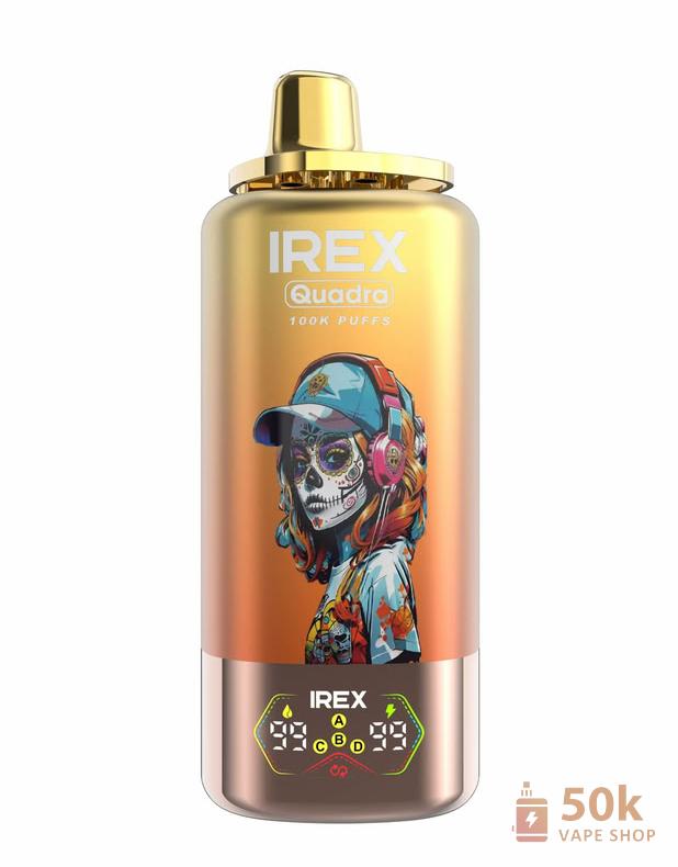 IREX QUADRA 4-in-1 Disposable Vape Pen with 100k Puffs & 4 Flavors - Pilt 2