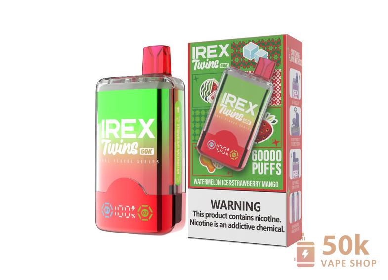 IREX TWINS 60000 Disposable Vape - 40K Puffs, Dual Tank, 5% Nicotine - Obrázek 3