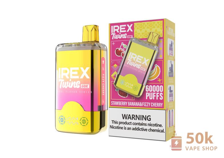 IREX TWINS 60000 Disposable Vape - 40K Puffs, Dual Tank, 5% Nicotine - Obrázek 6