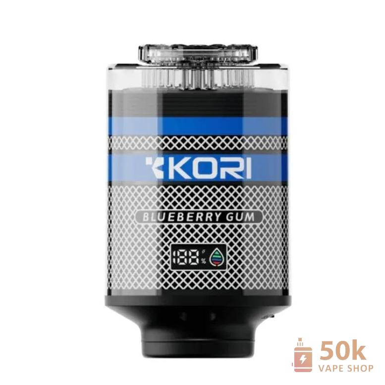 Kori 120000 Puffs Disposable Hookah Vape Head - 60ML E-Liquid, RGB Light