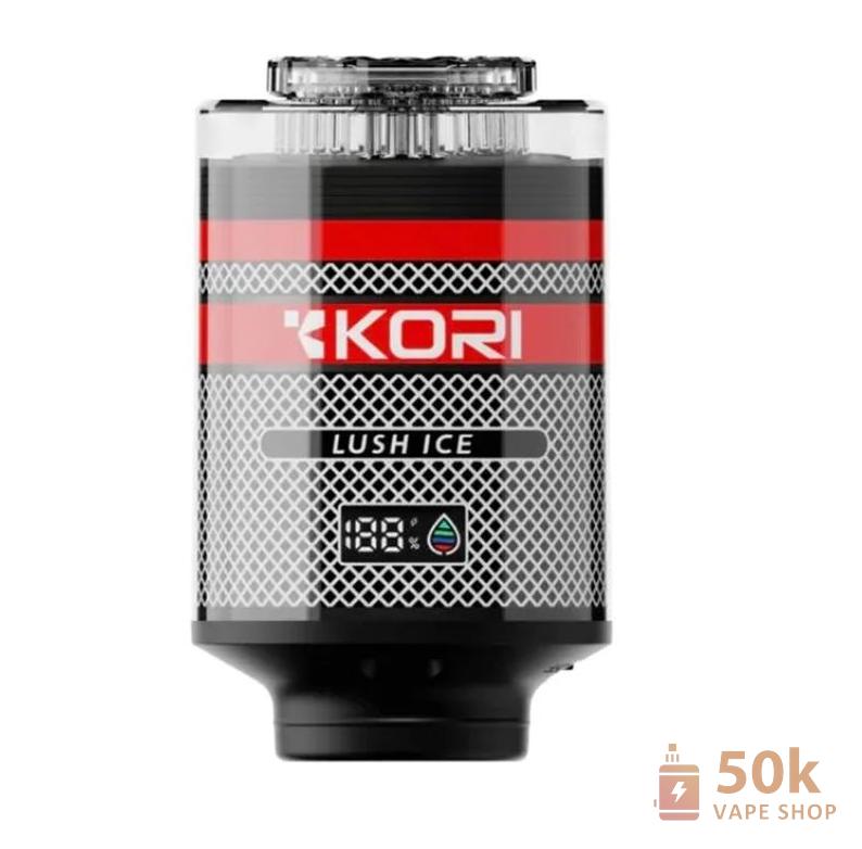 Kori 120000 Puffs Disposable Hookah Vape Head - 60ML E-Liquid, RGB Light - Image 6