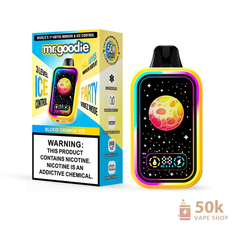 Mr.Goodie Abyss Mirror - 50,000 Puffs Disposable Vape with Full Mirror Display - Slika 2