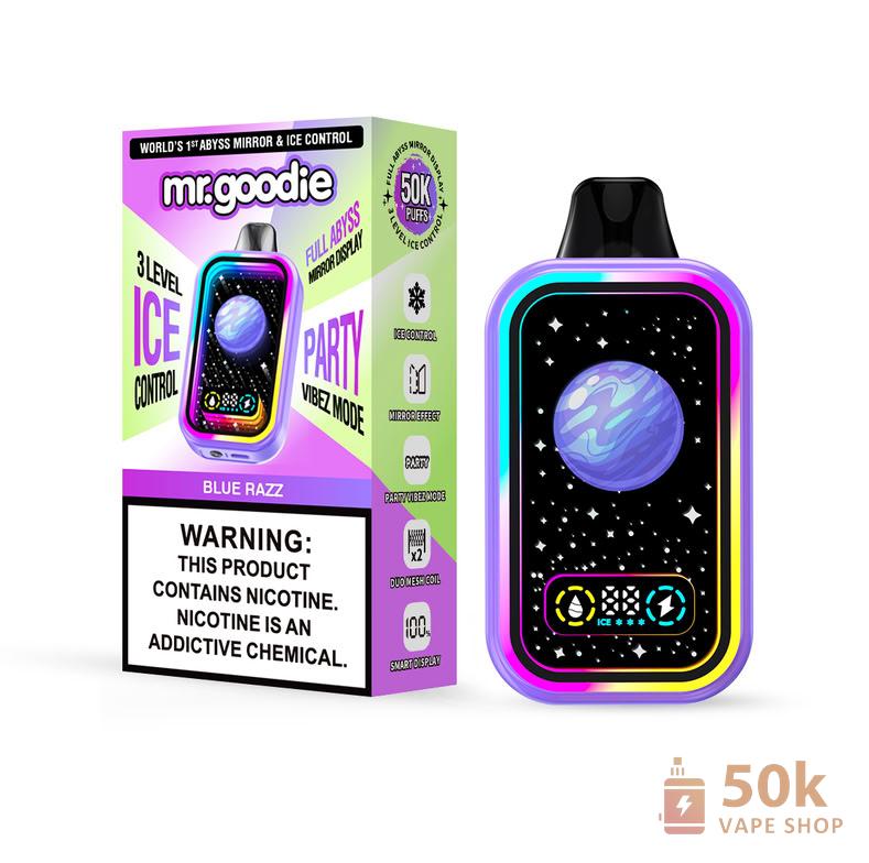 Mr.Goodie Abyss Mirror - 50,000 Puffs Disposable Vape with Full Mirror Display - Slika 4