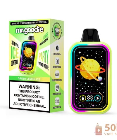 Mr.Goodie Abyss Mirror - 50.000 Puffs Vape μίας χρήσης με πλήρη οθόνη καθρέφτη