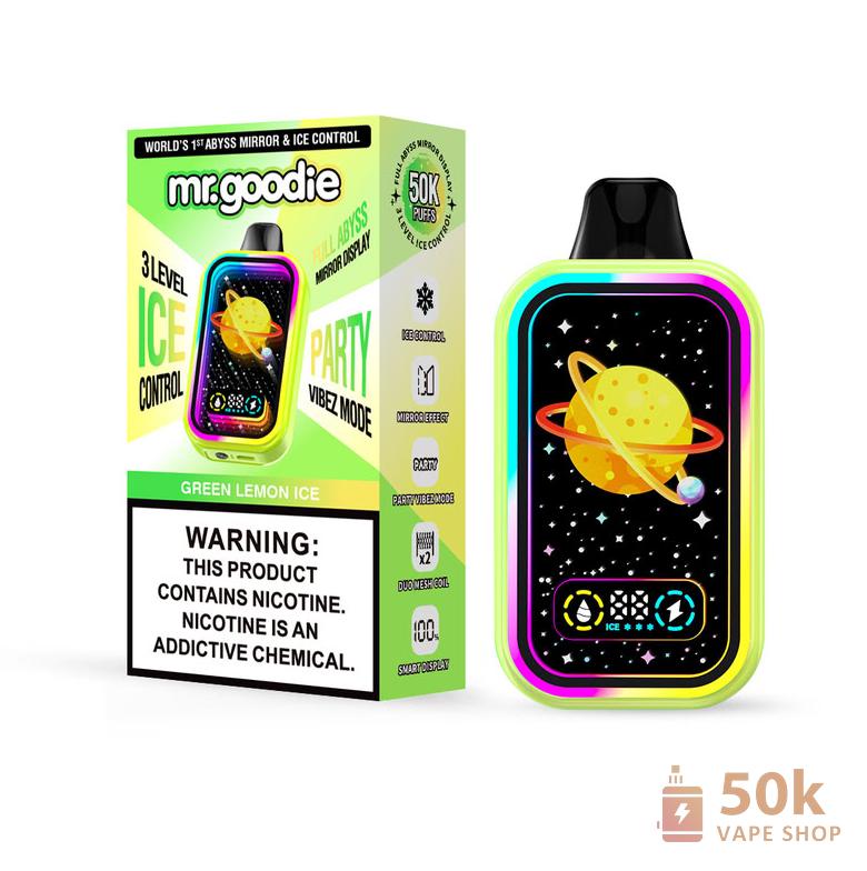 Mr.Goodie Abyss Mirror - 50.000 Puffs za enkratno uporabo z ogledalom