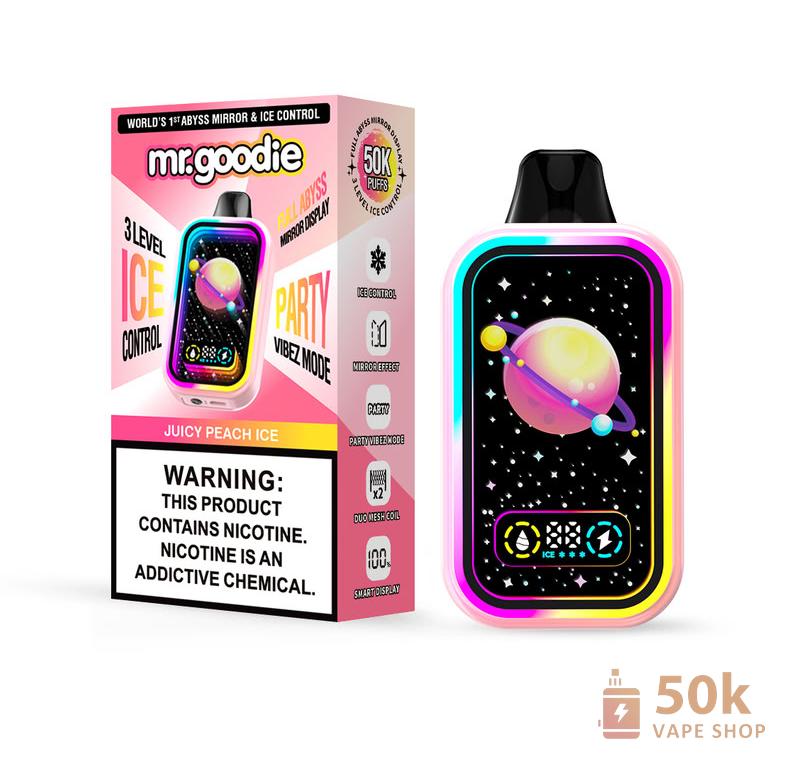 Mr.Goodie Abyss Mirror - 50,000 Puffs Disposable Vape with Full Mirror Display - Slika 6