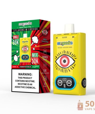 Mr. Goodie Adjust Flavor King Vape μίας χρήσης - 60000 ρουφηξιές προσαρμοσμένες γεύσεις