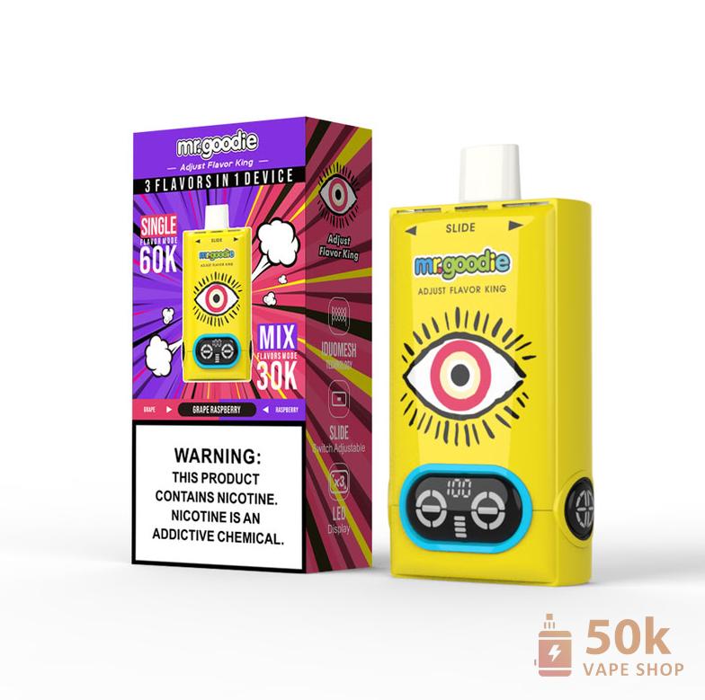 Mr. Goodie Adjust Flavor King Disposable Vape - 60000 Puffs Custom Flavors – Image 6