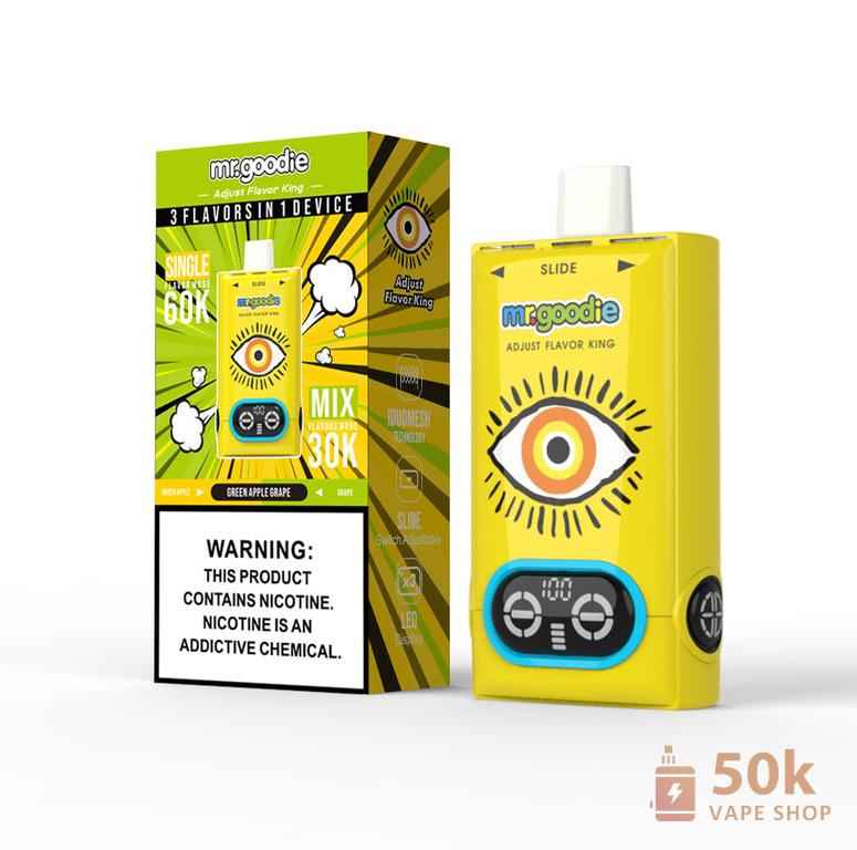 Mr. Goodie Adjust Flavor King Disposable Vape - 60000 Puffs Custom Flavors – Image 4