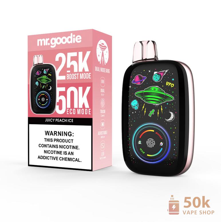 Mr.Goodie Dual Mode King: 50K Puffs Disposable Vape with Dual Modes & Adjustable Airflow - Εικόνα 2