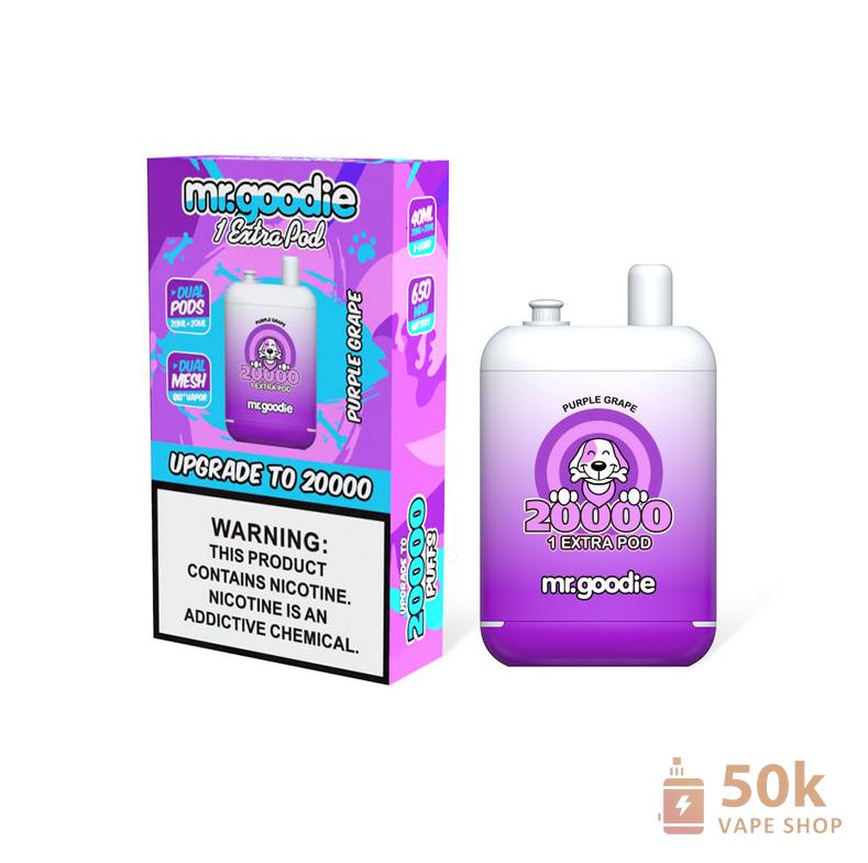 Mr. Goodie VM008 Disposable Vape with Dual Pods - 20,000 Puffs & 12 Flavors - Εικόνα 2