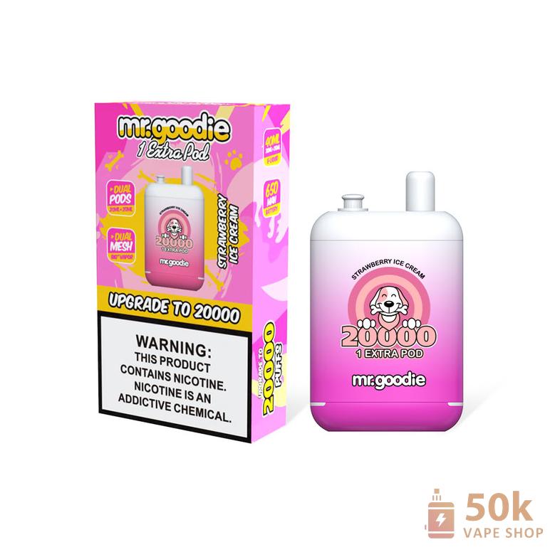 Mr. Goodie VM008 Disposable Vape with Dual Pods - 20,000 Puffs & 12 Flavors - Εικόνα 4