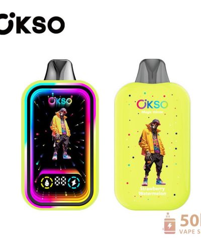 OKSO Magic Mirror 50K engangs-vape - 50000 pust, dobbelt mesh-spole